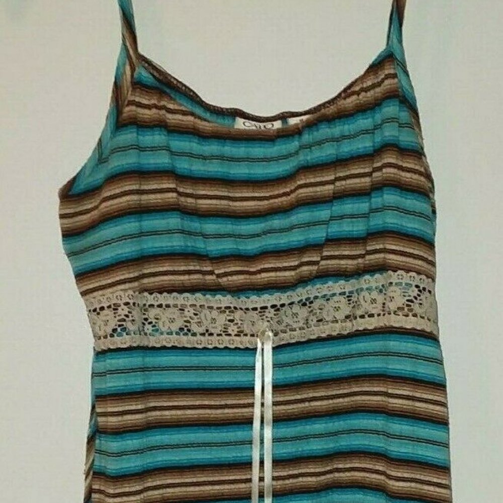 Cato Womens Boho Tank Top Size M